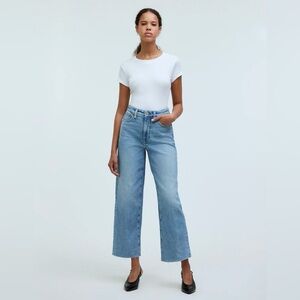 Madewell - The Curvy Perfect Vintage Wide-Leg Crop Jean